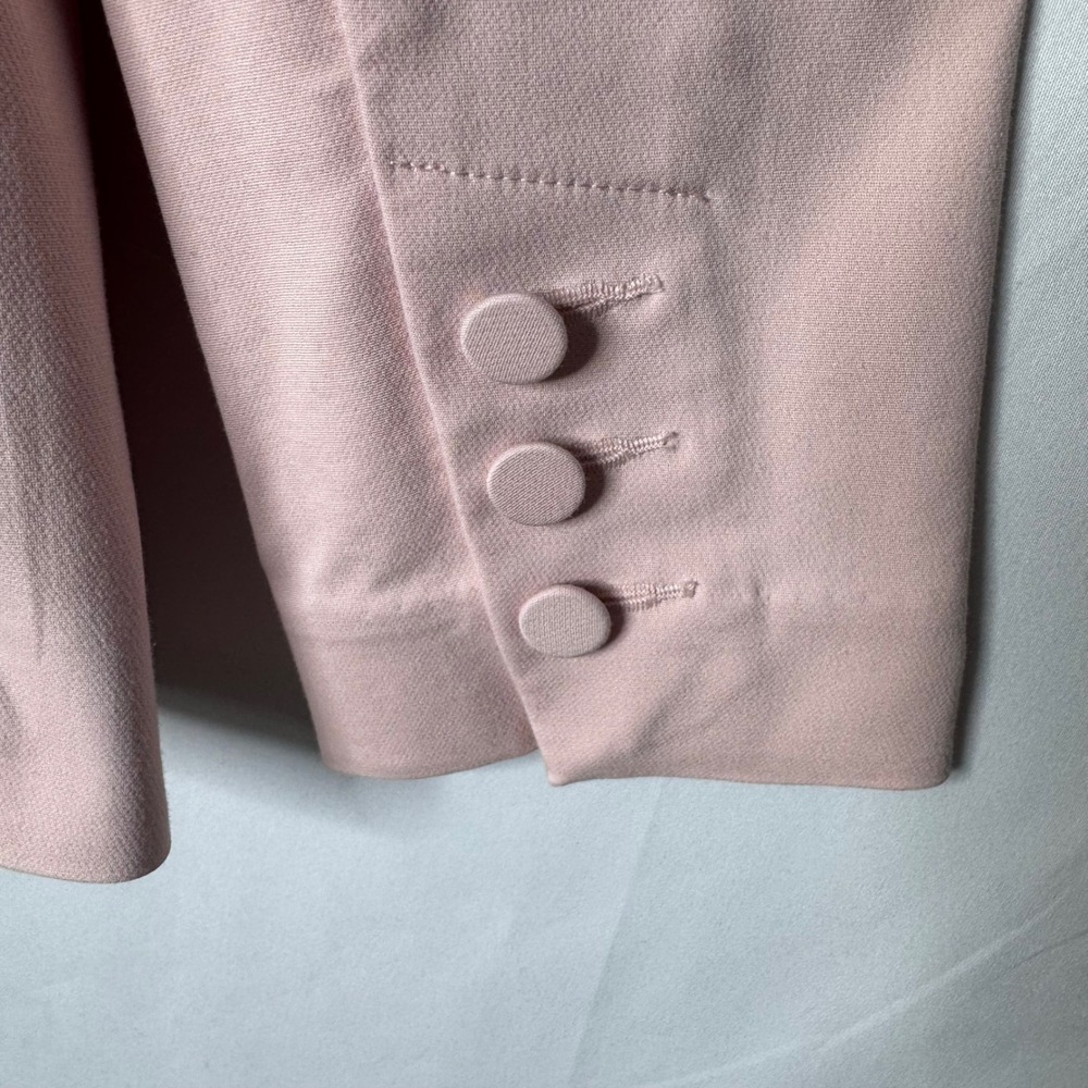 Cabi Grace Blazer 4 Carnation Pink Preppy Career Casual Stretch Cotton Excellent - Picture 10 of 13